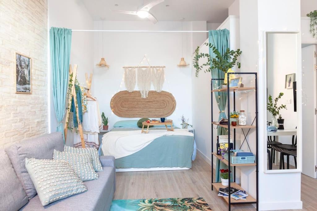 Al5 Seaside Bliss-Stylish Loft Steps From Malvarrosa Валенсия Екстериор снимка